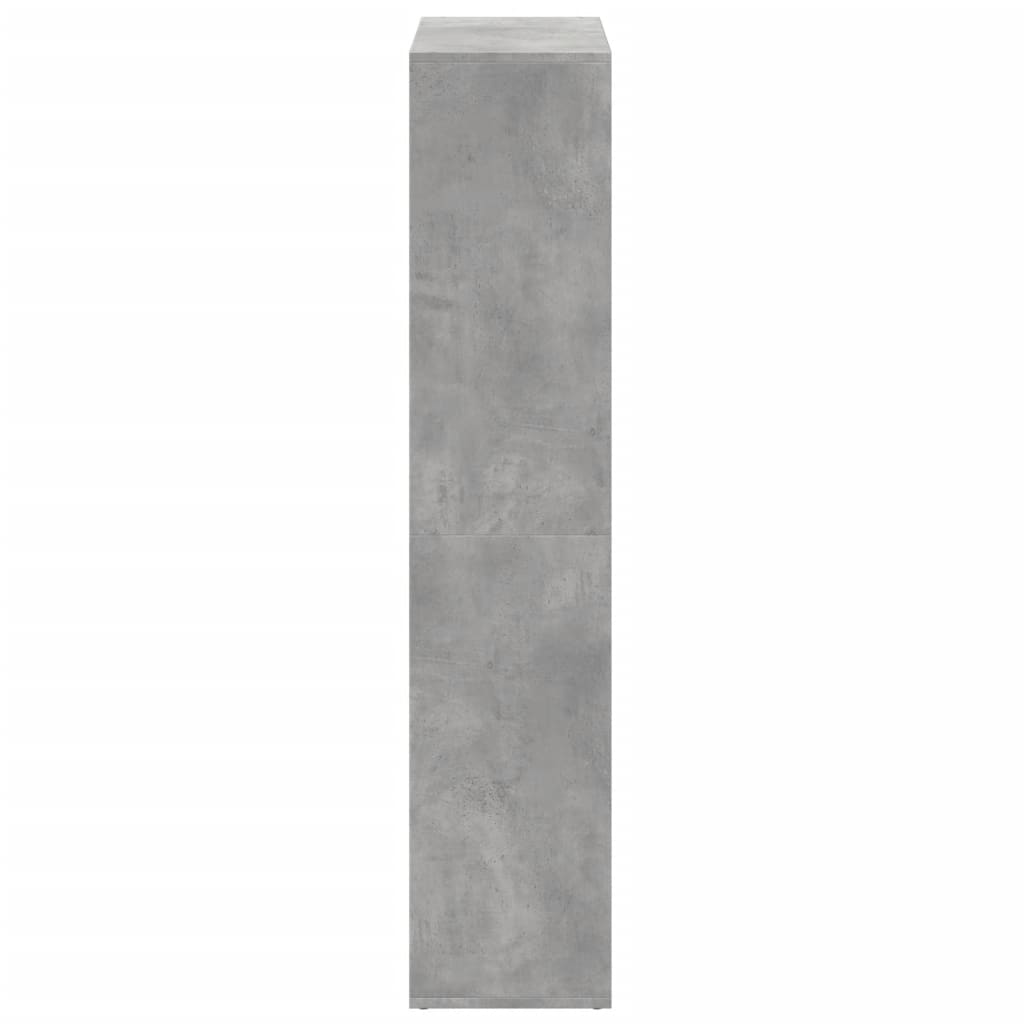 Libreria Divisorio Grigio Cemento 69,5x29x137,5cm in Truciolato | homemem39