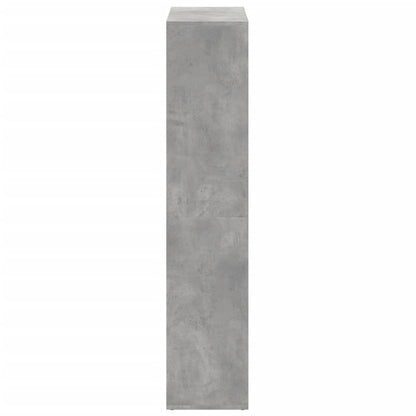Libreria Divisorio Grigio Cemento 69,5x29x137,5cm in Truciolato | homemem39