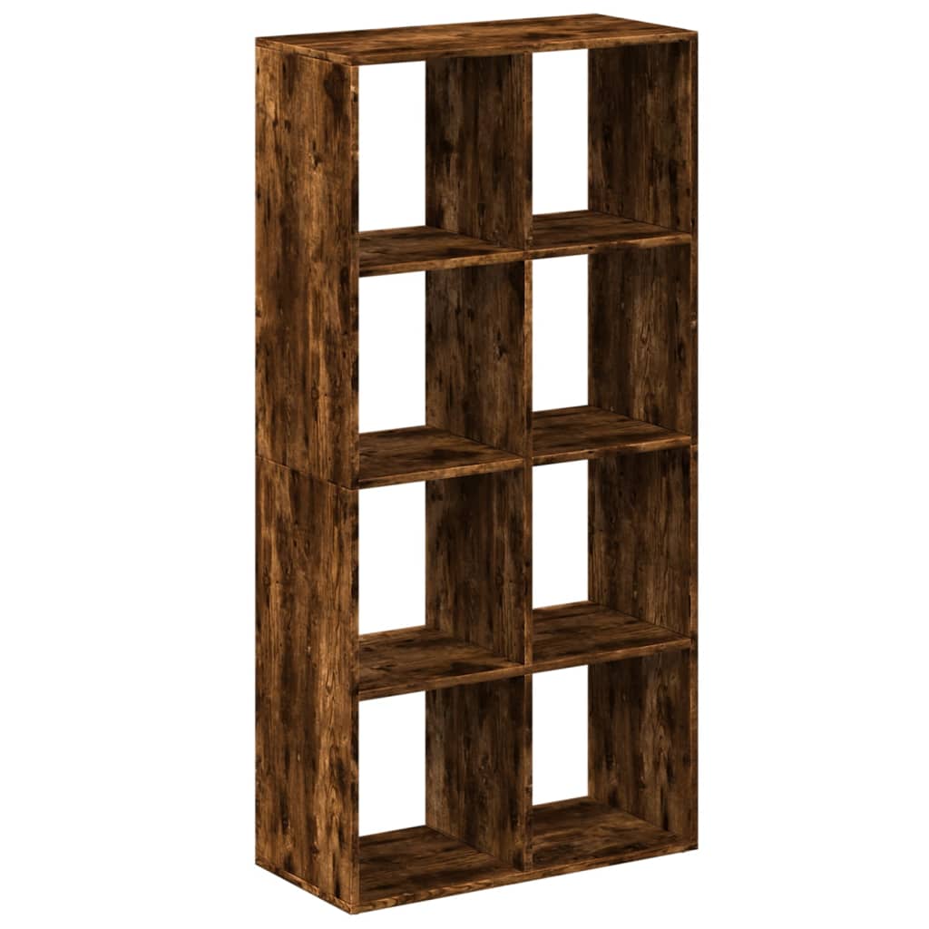 Libreria Divisorio Rovere Fumo 69,5x29x137,5cm in Truciolato | homemem39