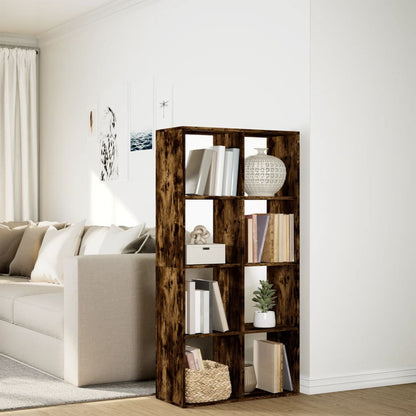 Libreria Divisorio Rovere Fumo 69,5x29x137,5cm in Truciolato | homemem39