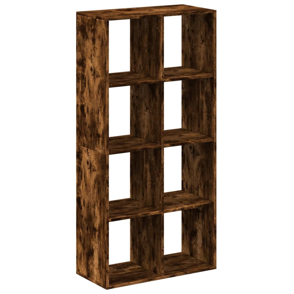 Libreria Divisorio Rovere Fumo 69,5x29x137,5cm in Truciolato | homemem39