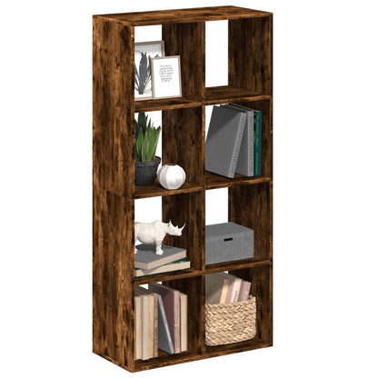 Libreria Divisorio Rovere Fumo 69,5x29x137,5cm in Truciolato | homemem39