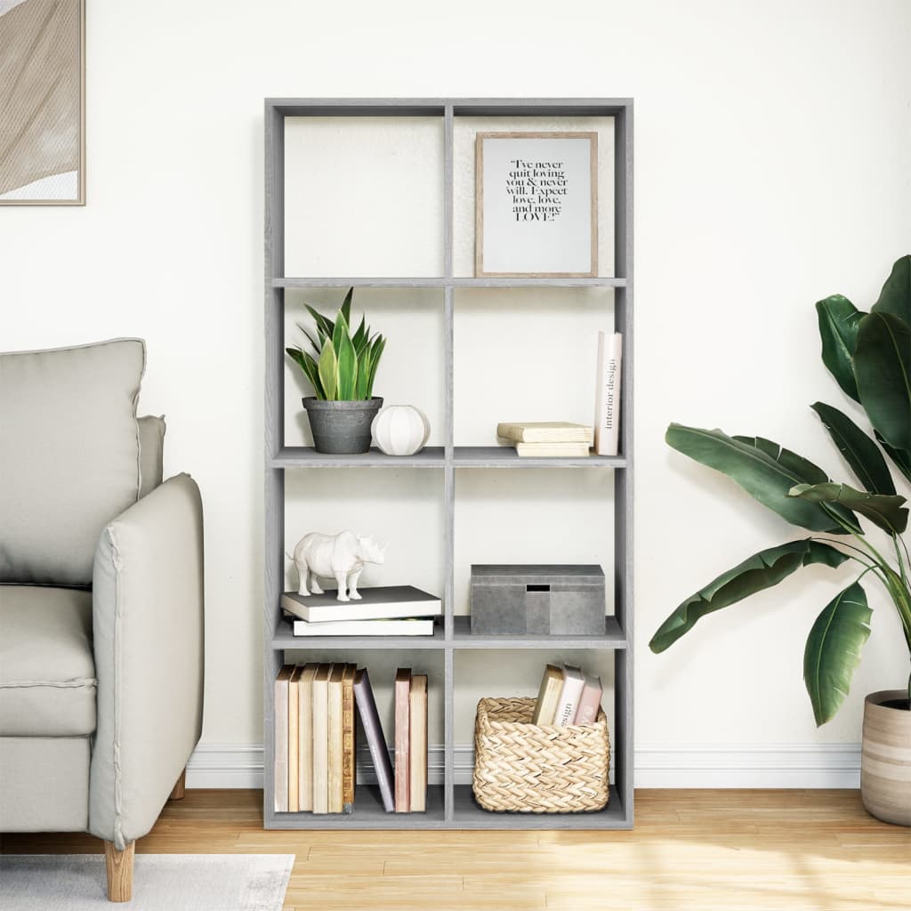 Libreria Divisorio Grigio Sonoma 69,5x29x137,5cm in Truciolato | homemem39