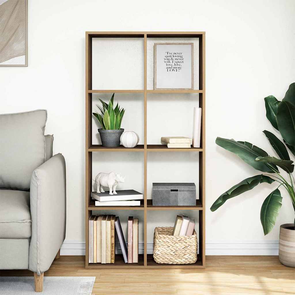 Libreria Divisorio Rovere Artigianale 69,5x29x137,5 Truciolato | homemem39