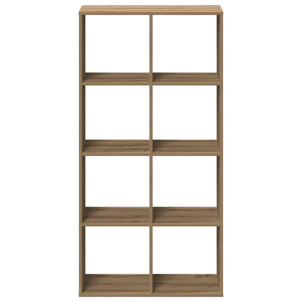 Libreria Divisorio Rovere Artigianale 69,5x29x137,5 Truciolato | homemem39