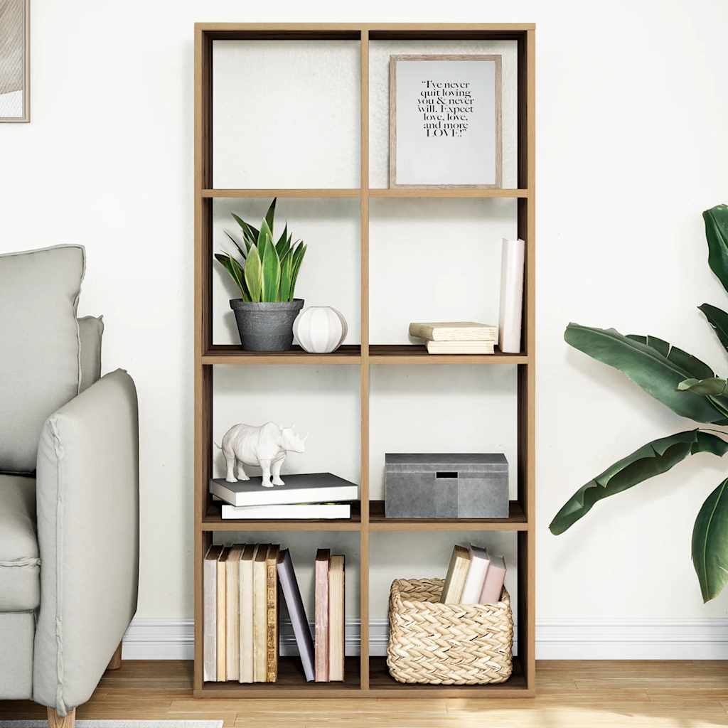 Libreria Divisorio Rovere Artigianale 69,5x29x137,5 Truciolato | homemem39