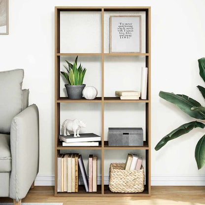 Libreria Divisorio Rovere Artigianale 69,5x29x137,5 Truciolato | homemem39