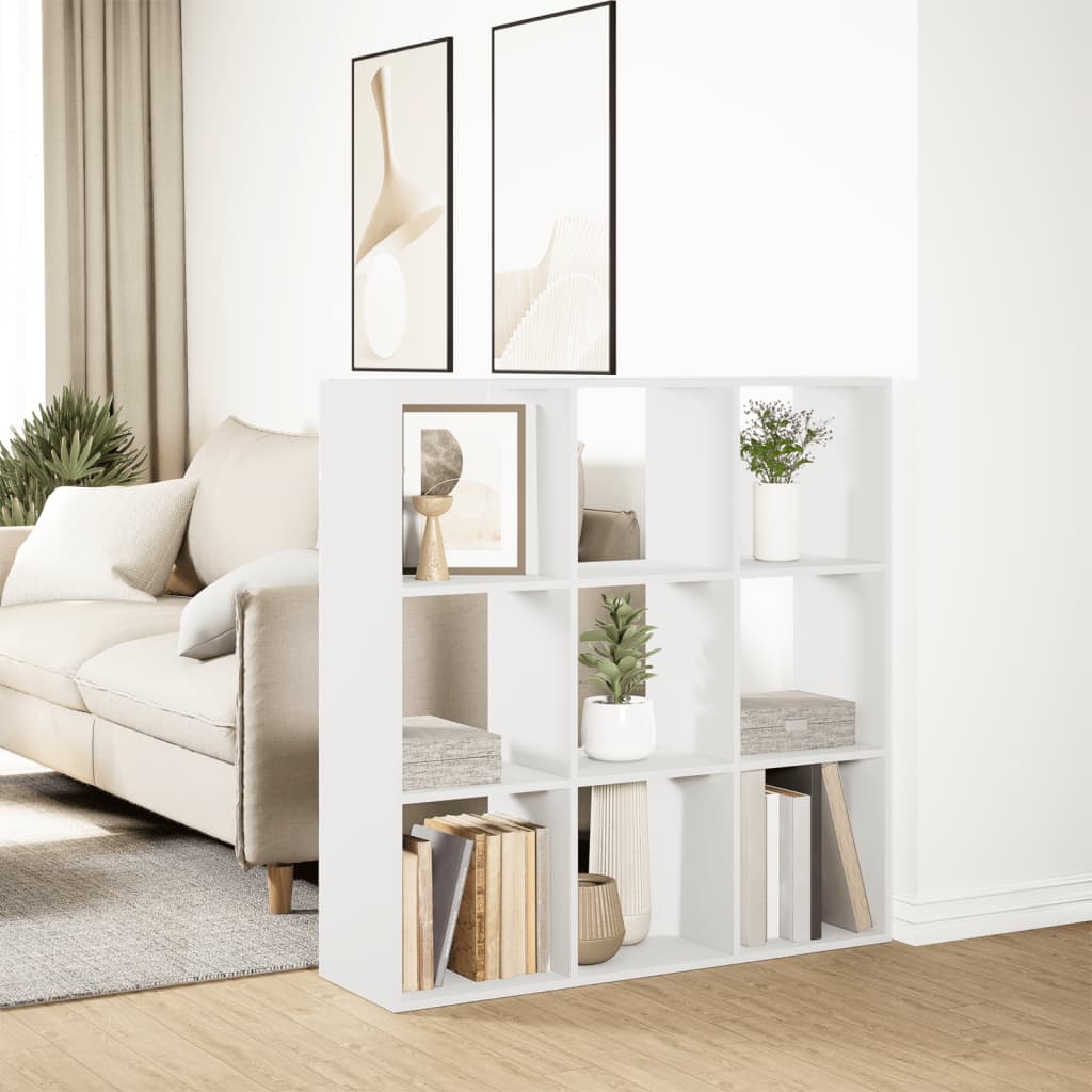 Libreria Divisorio Bianca 102x29x103,5 cm in Truciolato | homemem39