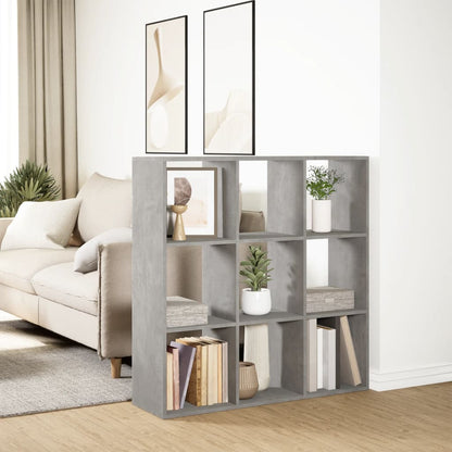 Libreria Divisorio Grigio Cemento 102x29x103,5 cm in Truciolato | homemem39