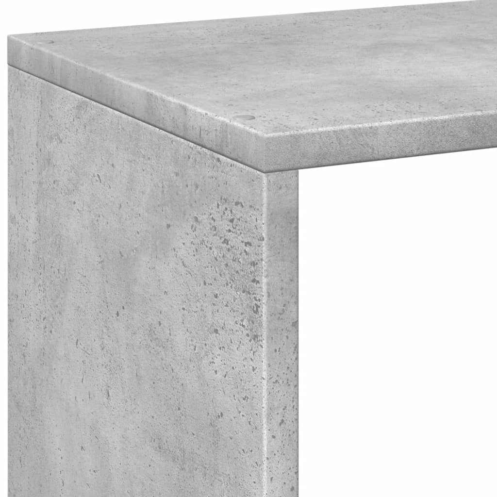 Libreria Divisorio Grigio Cemento 102x29x103,5 cm in Truciolato | homemem39