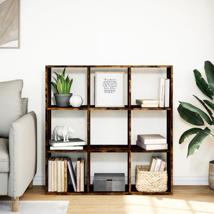 Libreria Divisorio Rovere Fumo 102x29x103,5 cm in Truciolato | homemem39