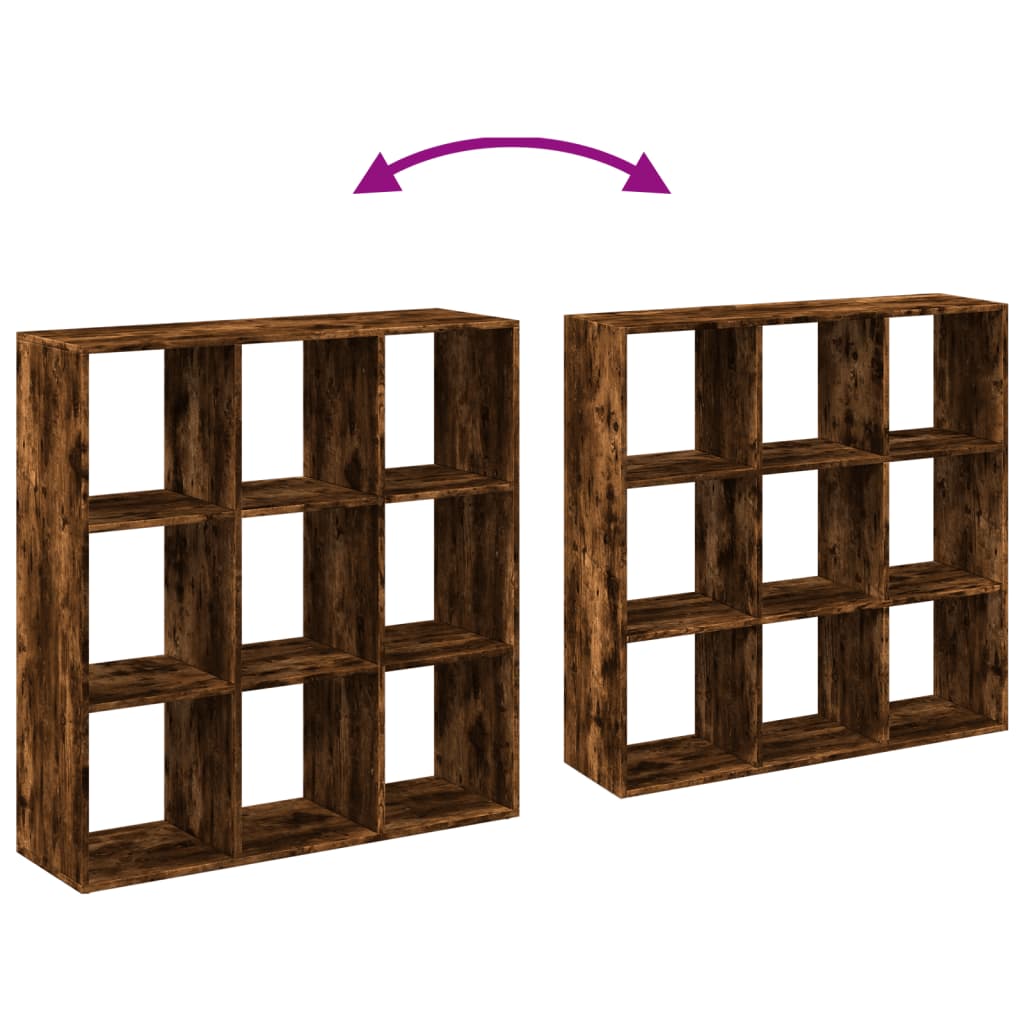 Libreria Divisorio Rovere Fumo 102x29x103,5 cm in Truciolato | homemem39