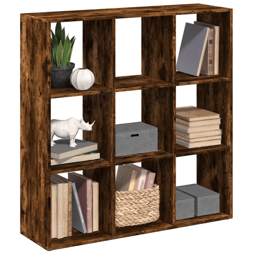 Libreria Divisorio Rovere Fumo 102x29x103,5 cm in Truciolato | homemem39