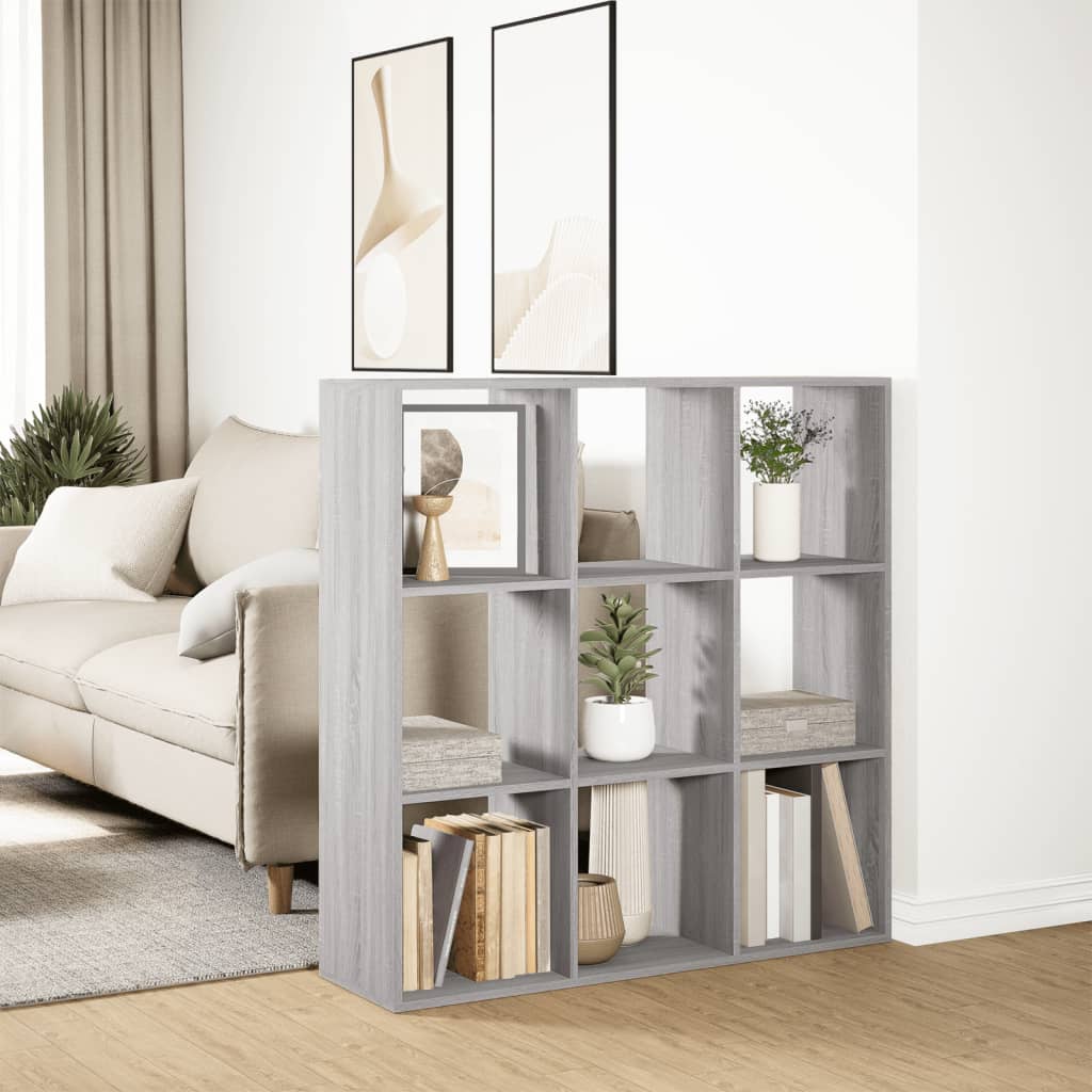 Libreria Divisorio Grigio Sonoma 102x29x103,5 cm in Truciolato | homemem39
