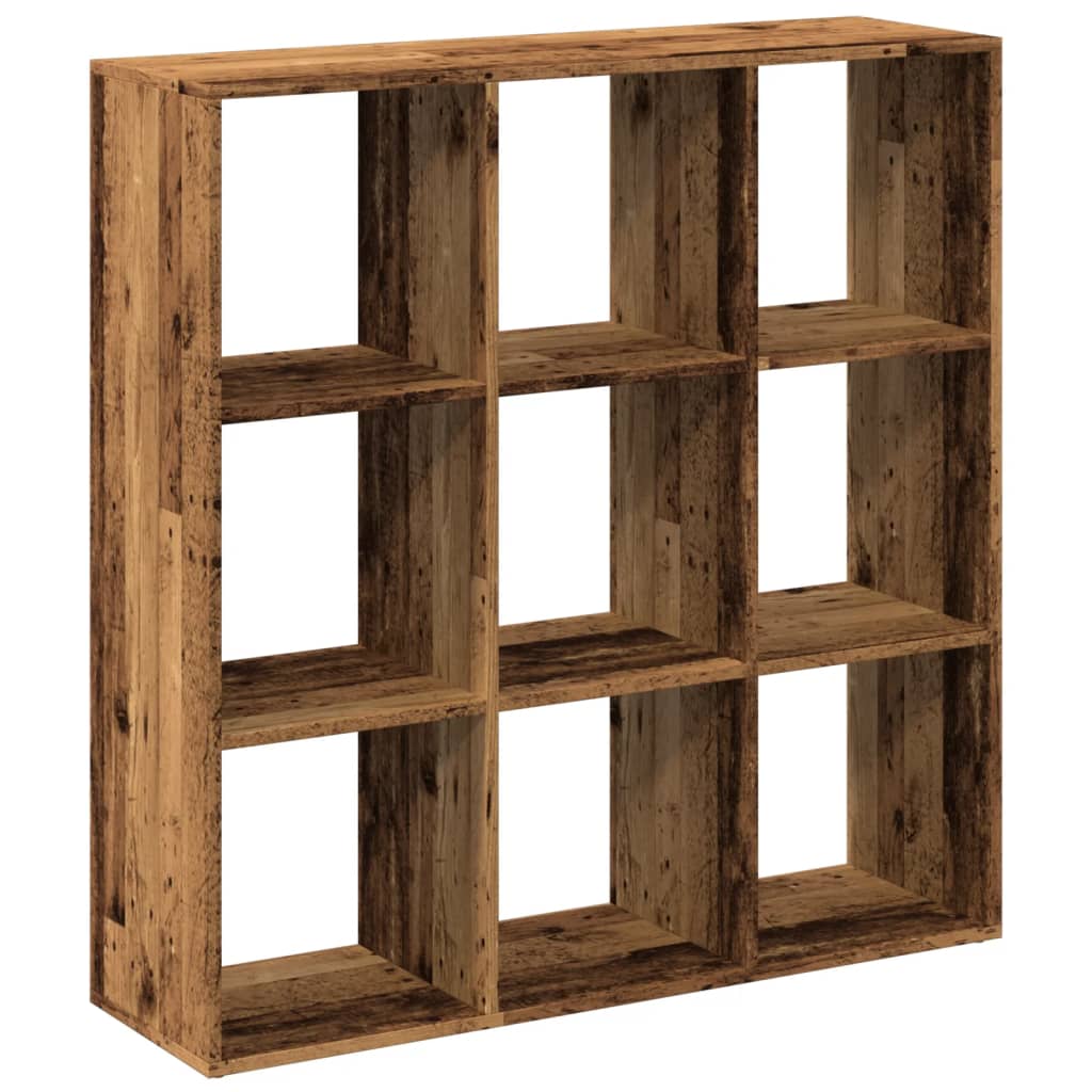 Libreria Divisorio Legno Antico 102x29x103,5 cm in Truciolato | homemem39