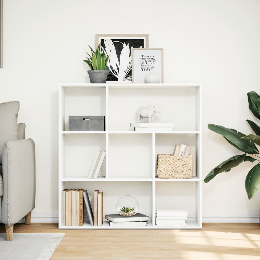 Libreria Divisorio Bianca 102x29x103,5 cm in Truciolato | homemem39