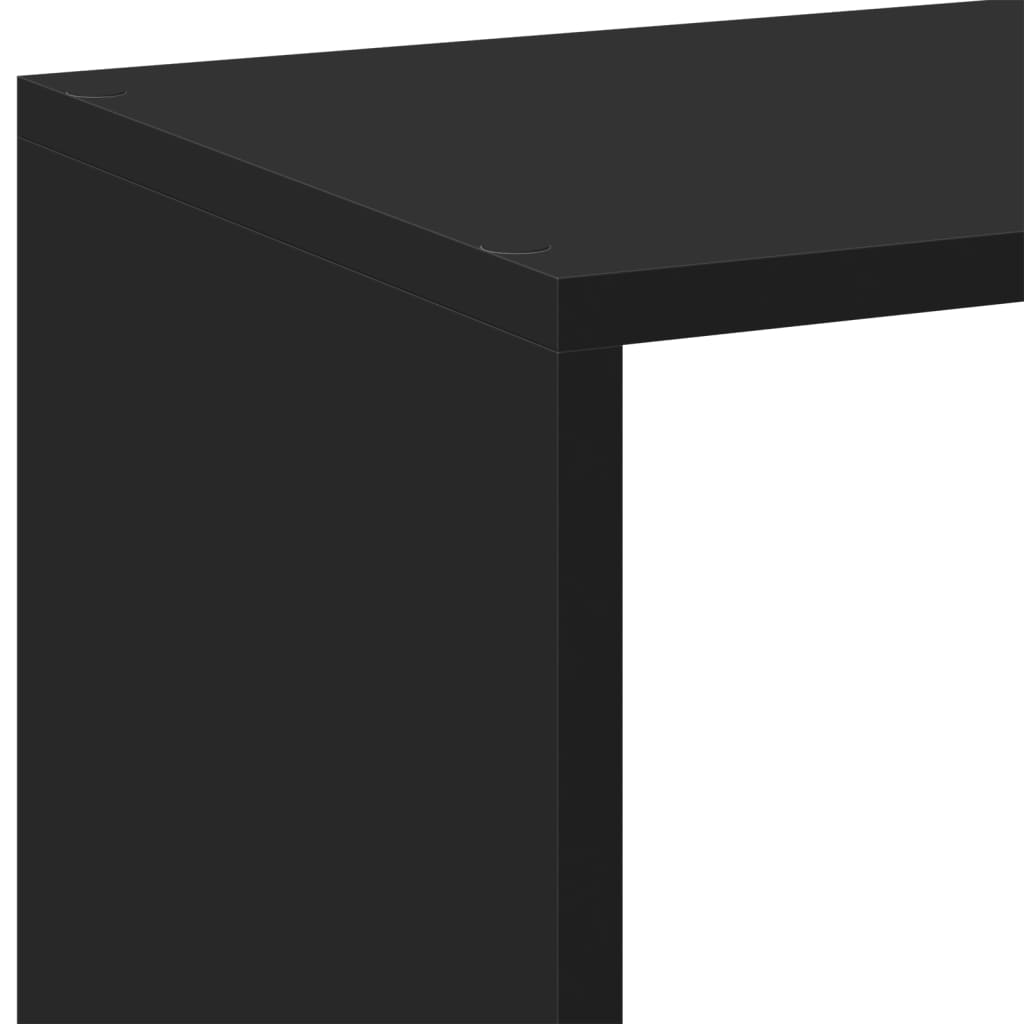Libreria Divisorio Nera 102x29x103,5 cm in Truciolato | homemem39