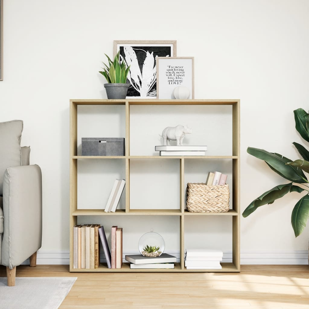 Libreria Divisorio Rovere Sonoma 102x29x103,5 cm in Truciolato | homemem39
