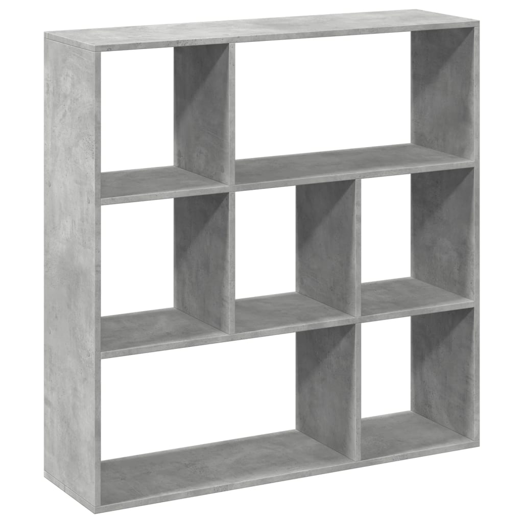 Libreria Divisorio Grigio Cemento 102x29x103,5 cm in Truciolato | homemem39
