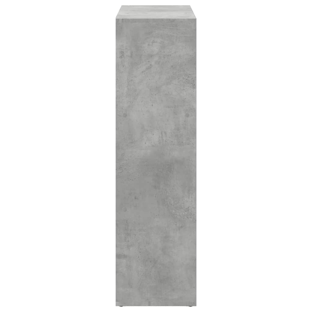 Libreria Divisorio Grigio Cemento 102x29x103,5 cm in Truciolato | homemem39