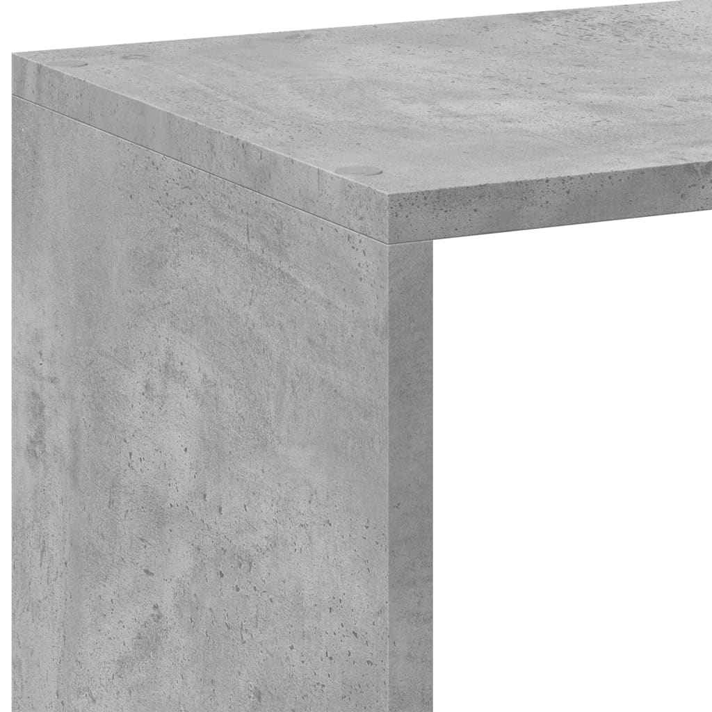 Libreria Divisorio Grigio Cemento 102x29x103,5 cm in Truciolato | homemem39