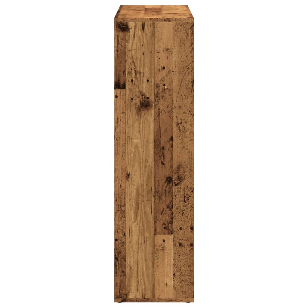 Libreria Divisorio Legno Antico 102x29x103,5 cm in Truciolato | homemem39