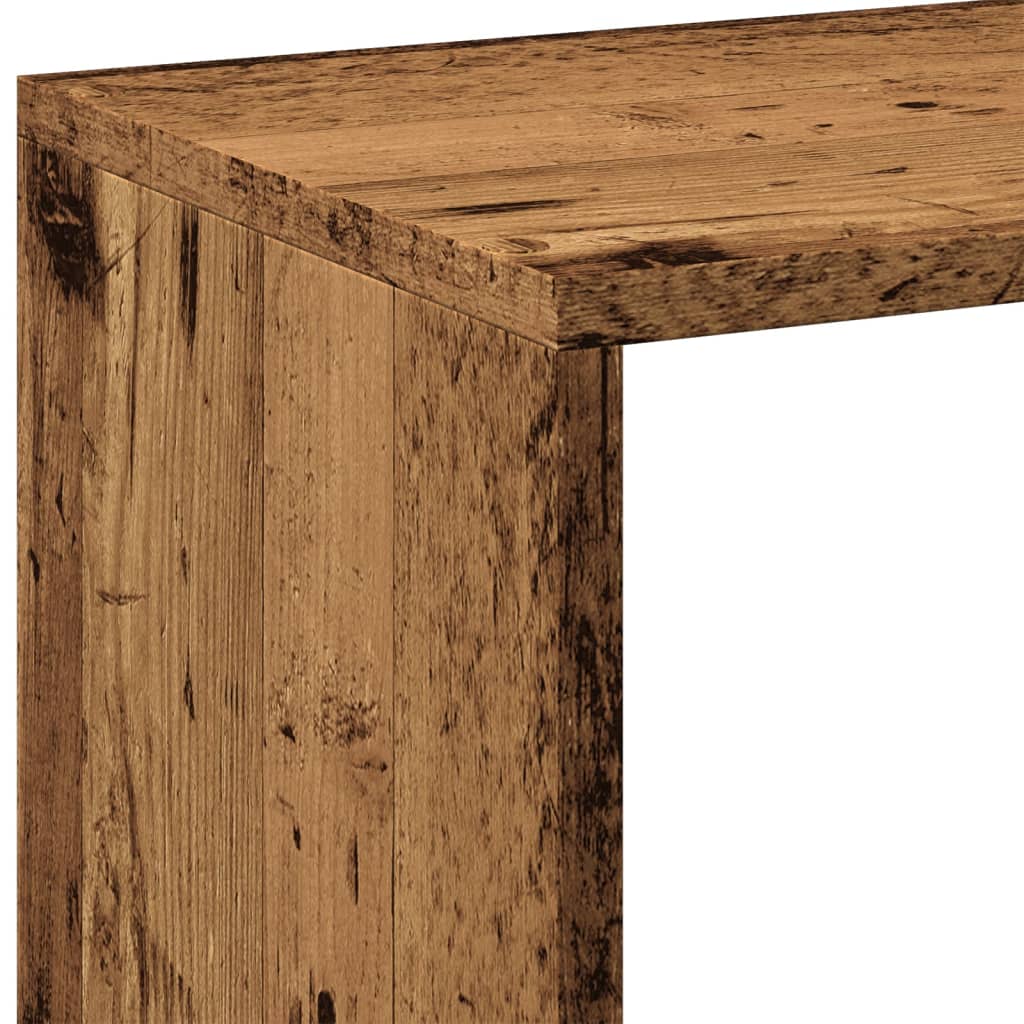 Libreria Divisorio Legno Antico 102x29x103,5 cm in Truciolato | homemem39