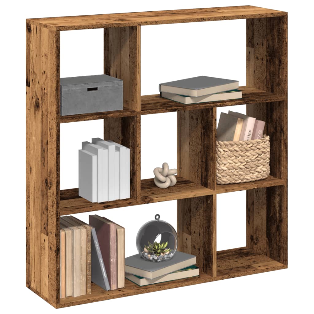 Libreria Divisorio Legno Antico 102x29x103,5 cm in Truciolato | homemem39