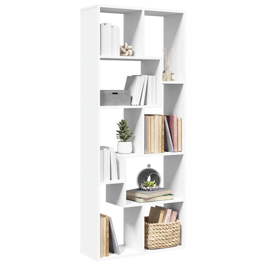 Libreria Divisorio Bianca 67x25x161,5 cm in Truciolato | homemem39