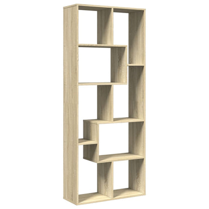 Libreria Divisorio Rovere Sonoma 67x25x161,5 cm in Truciolato | homemem39