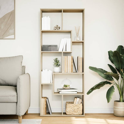 Libreria Divisorio Rovere Sonoma 67x25x161,5 cm in Truciolato | homemem39