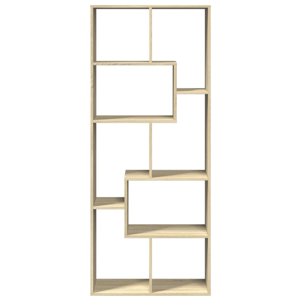 Libreria Divisorio Rovere Sonoma 67x25x161,5 cm in Truciolato | homemem39