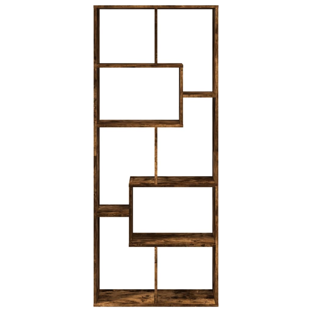 Libreria Divisorio Rovere Fumo 67x25x161,5 cm in Truciolato | homemem39