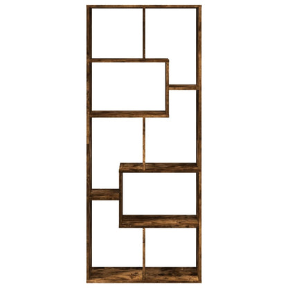 Libreria Divisorio Rovere Fumo 67x25x161,5 cm in Truciolato | homemem39