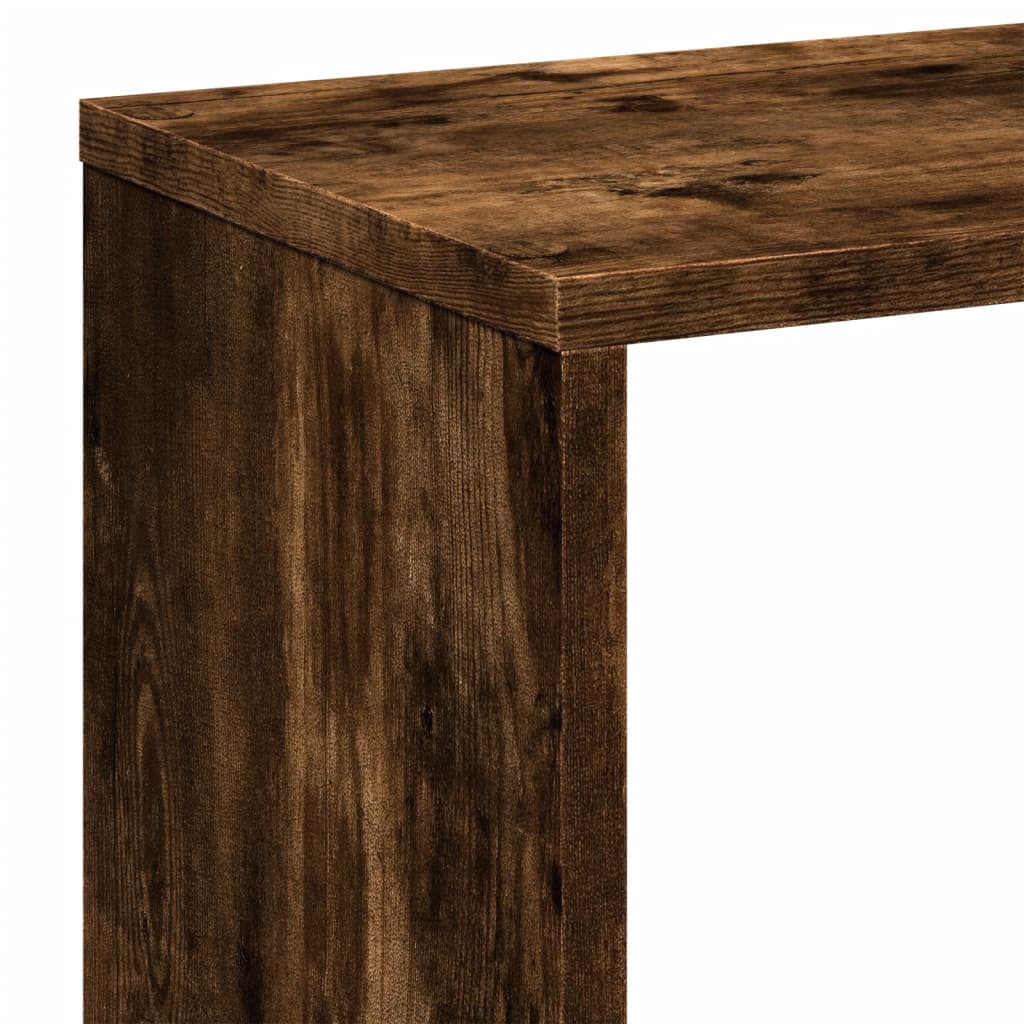 Libreria Divisorio Rovere Fumo 67x25x161,5 cm in Truciolato | homemem39