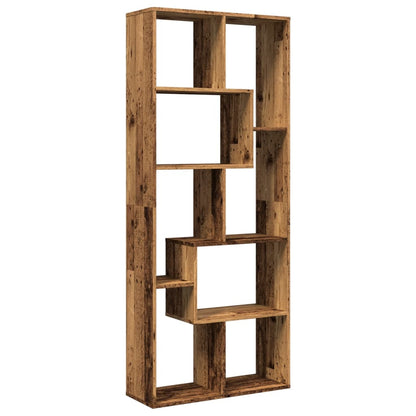 Libreria Divisorio Legno Antico 67x25x161,5 cm in Truciolato | homemem39