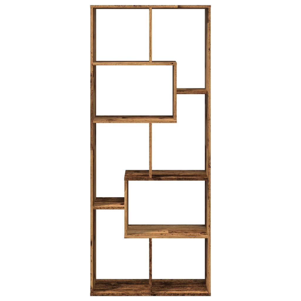 Libreria Divisorio Legno Antico 67x25x161,5 cm in Truciolato | homemem39