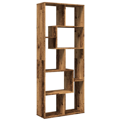 Libreria Divisorio Legno Antico 67x25x161,5 cm in Truciolato | homemem39