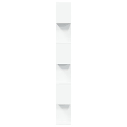 Libreria Divisorio 6 Ripiani Bianca 70x24x193 cm in Truciolato | homemem39