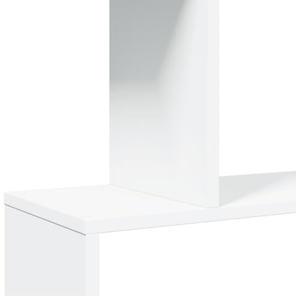 Libreria Divisorio 6 Ripiani Bianca 70x24x193 cm in Truciolato | homemem39