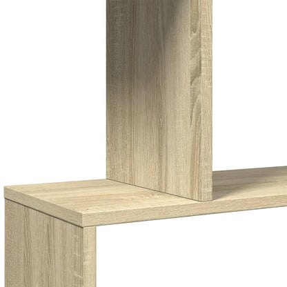 Libreria Divisorio 6 Ripiani Sonoma 70x24x193 cm in Truciolato | homemem39