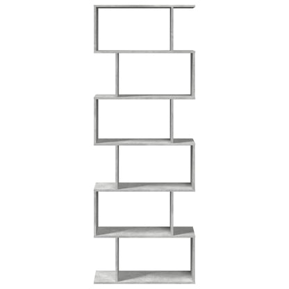 Libreria Divisorio 6Piani Grigio Cemento 70x24x193cm Truciolato | homemem39