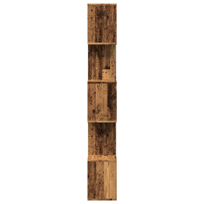 Libreria Divisorio 5Ripiani Legno Antico 70x24x161cm Truciolato | homemem39