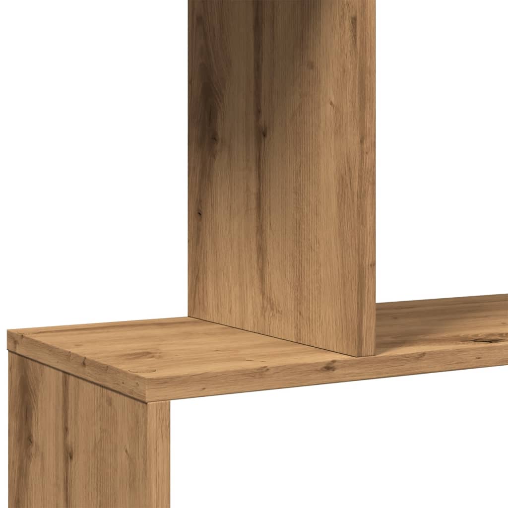 Libreria 5 Ripiani Rovere Artigianale 70x24x161 cm Truciolato | homemem39