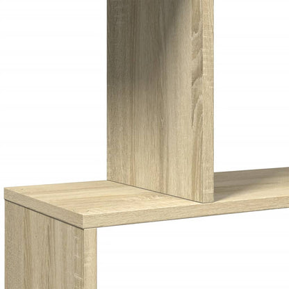 Libreria Divisorio 4 Ripiani Sonoma 70x24x129 cm in Truciolato | homemem39