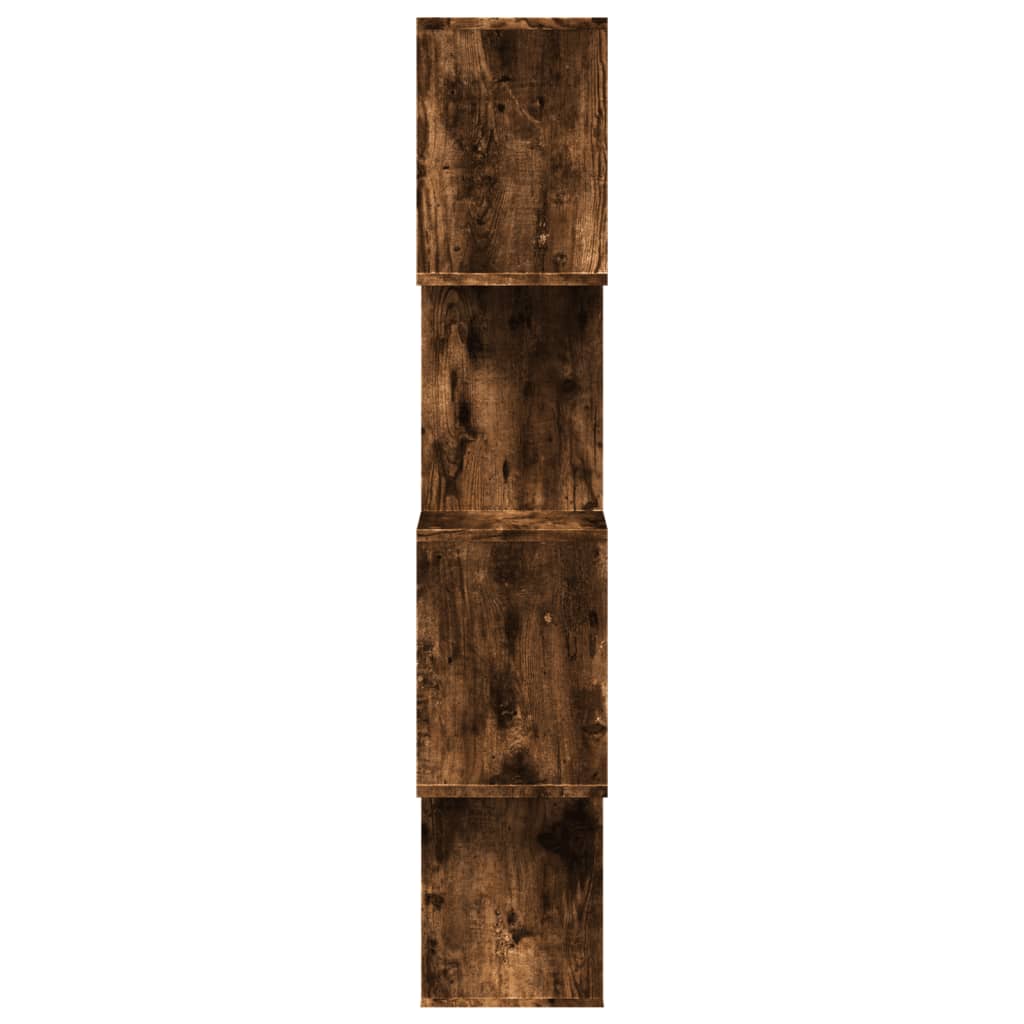 Libreria 4 Ripiani Rovere Fumo 70x24x129 cm in Truciolato | homemem39