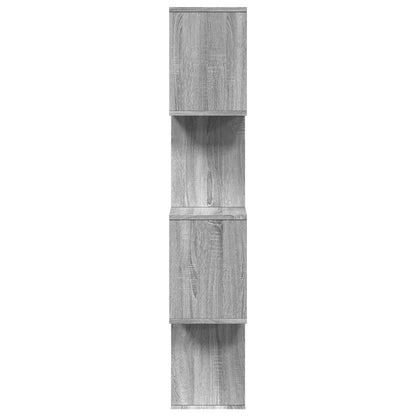 Libreria 4 Ripiani Grigio Sonoma 70x24x129 cm in Truciolato | homemem39
