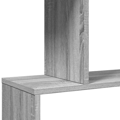 Libreria 4 Ripiani Grigio Sonoma 70x24x129 cm in Truciolato | homemem39