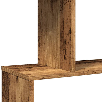 Libreria 4 Ripiani Legno Vecchio 70x24x129 cm in Truciolato | homemem39
