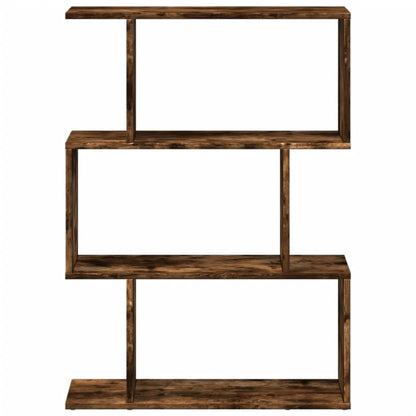 Libreria 3 Ripiani Rovere Fumo 70x24x97 cm in Truciolato | homemem39